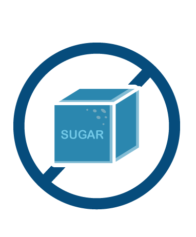 No sugar cube
