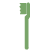 Toothbrush silhouette in green
