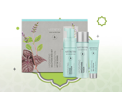 Set Mini ARTISTRY
SKIN NUTRITION
Hydrating Solution