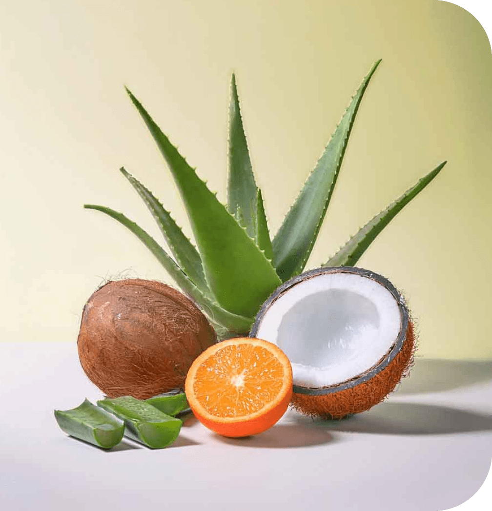 Amway_Home_uses_naturally_derived_ingredients_like_coconut_aloe_vera_and_orange