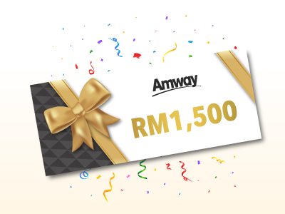 Amway Product Vouchers worth RM1,500